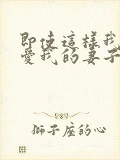 即使这样我依然爱我的妻子动漫