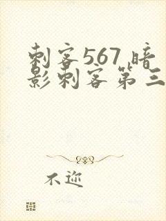 刺客567 暗影刺客第三季
