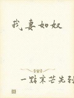 我妻如奴