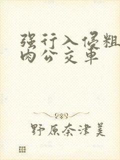 强行入侵粗暴h肉公交车