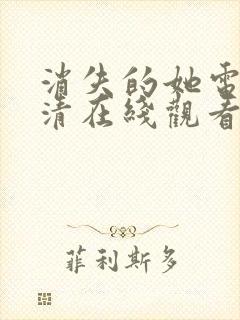 消失的她电影高清在线观看完整版封面