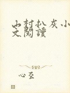 山村扒灰小说全文阅读