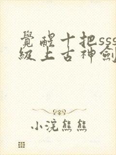 觉醒十把sss级上古神剑我觉醒超sss级