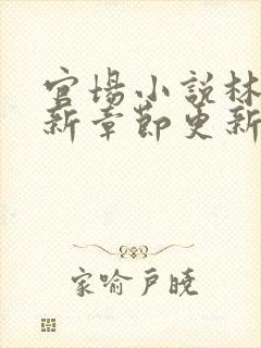 官场小说林一最新章节更新