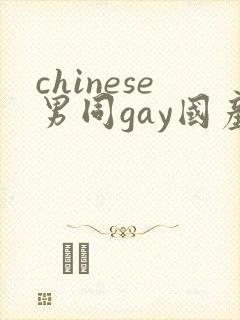 chinese男同gay国产