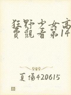 狂野少女高清免费观看第14集