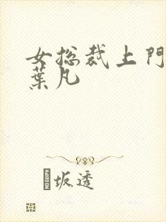 女总裁上门女婿叶凡