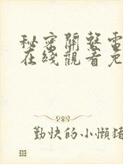 秘密关系电视剧在线观看免费台剧