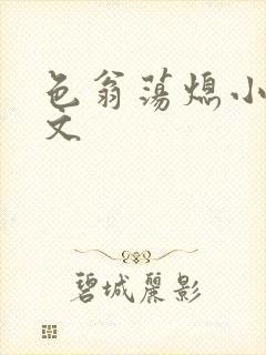 色翁荡熄小说全文封面