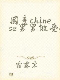 国产chinese男男做受gay网站
