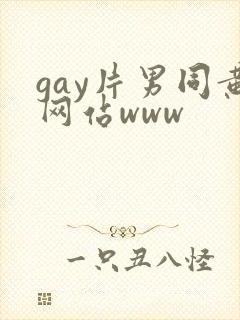 gay片男同黄网站www封面