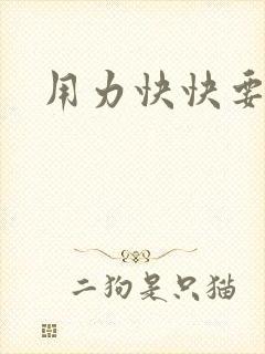 用力快快要丢了