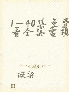 1—40集免费看全集电视剧