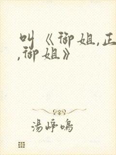 叫《御姐,正太,御姐》