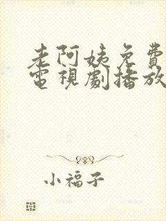 老阿姨免费高清电视剧播放