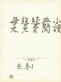 母亲经典小说全文免费阅读封面