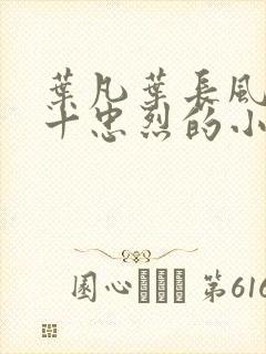 叶凡叶长风一门十忠烈的小