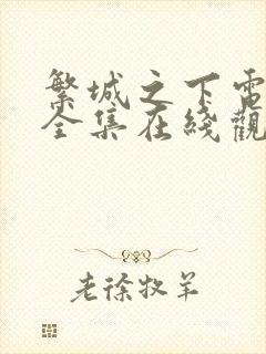 繁城之下电视剧全集在线观看封面