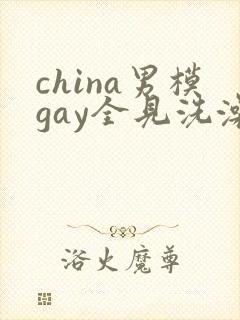 china男模gay全见洗澡