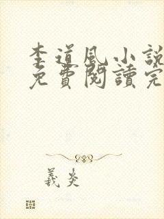 李道风小说全文免费阅读完结