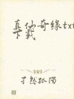 真仙奇缘txt下载封面