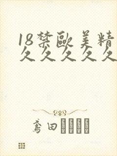 18禁欧美精品久久久久久