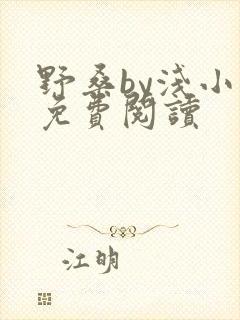 野桑by浅小说免费阅读