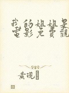 我的姐姐是法官电影免费观看封面