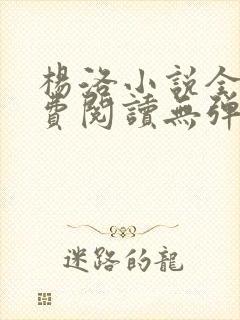 杨洛小说全文免费阅读无弹窗最新章节