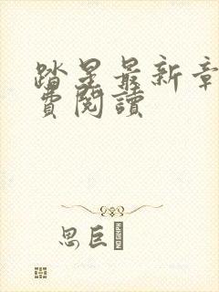 踏星最新章节免费阅读