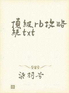 顶级rb攻略系统txt