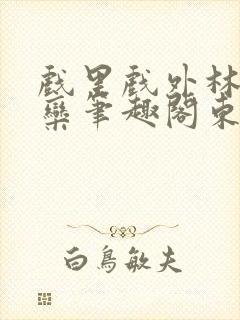 戏里戏外林芙岑栾笔趣阁东哥封面