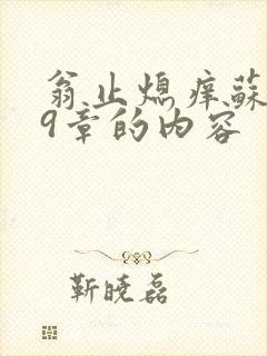 翁止熄痒苏钥第9章的内容封面