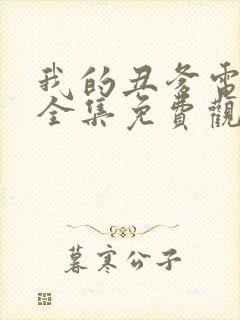 我的丑爹电视剧全集免费观看