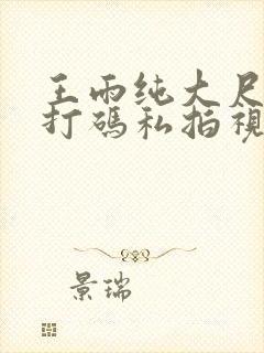 王雨纯大尺度无打码私拍视频