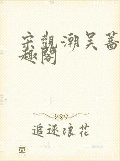 宋观潮吴蔷薇笔趣阁