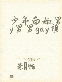 少年白嫩男gay男男gay视频
