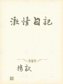激情日记封面