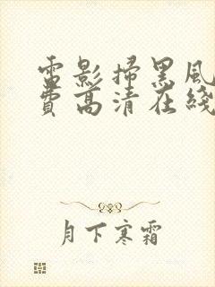 电影扫黑风暴免费高清在线观看国语