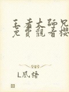 王者大师兄动漫免费观看樱花