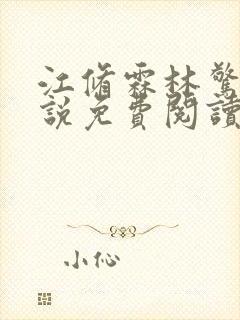 江修霖林惊至小说免费阅读最新章节