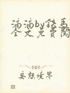 滴滴by铁马当全文免费阅读笔趣阁