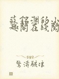 苏铭渊的小说笔趣阁在线阅读