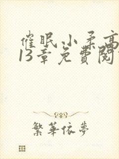 催眠小柔高达第13章免费阅读