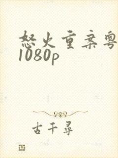 怒火重案粤语版1080p