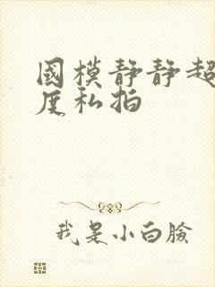 国模静静超大尺度私拍