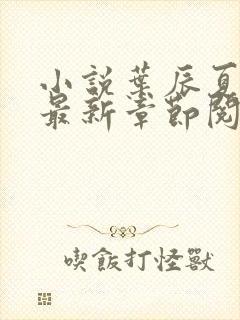 小说叶辰夏若雪最新章节阅读