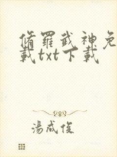 修罗武神免费下载txt下载封面