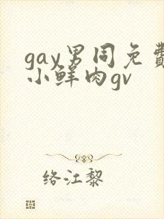 gay男同免费小鲜肉gv封面