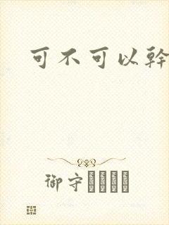 可不可以干湿你